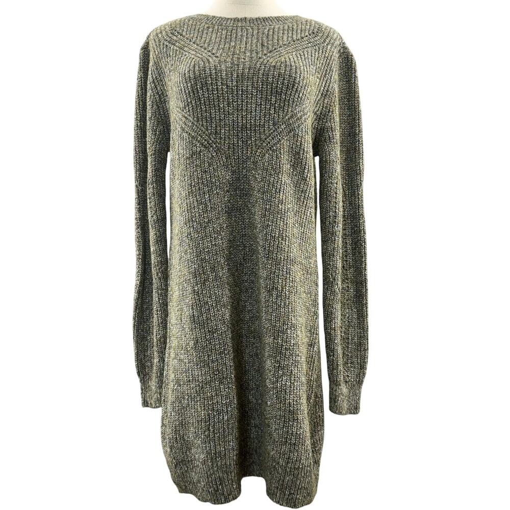 Cabi Green Knit Sweater Long Sleeve Tunic Pullover Women’s Medium